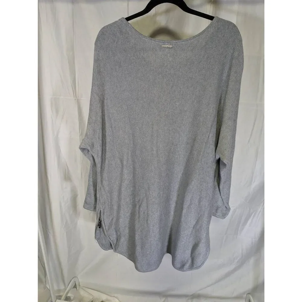 Michael Kors Knit Tunic/Dress Grey Long Sleeve Size1X